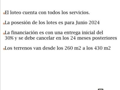 Loteo La Sebastiana
