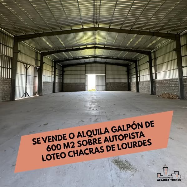 Se Vende o Alquila Galpón de 600 M2 sobre Autopista