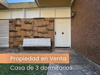 Se Vende Casa de 3 Dormitorios con Quincho y Pileta en Zona Céntrica