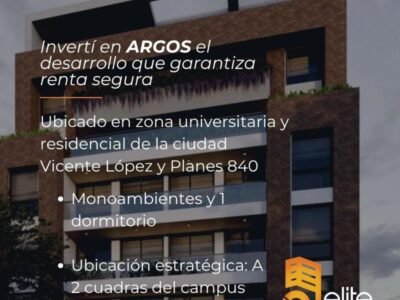 Edificio Argos en Villa María