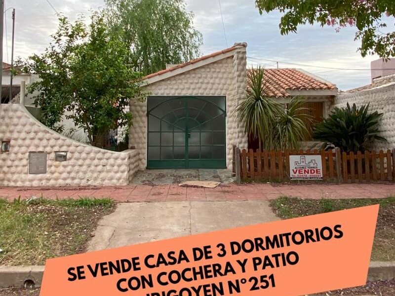 Se Vende Casa de 3 Dormitorios en Zona del Country Club Argentino